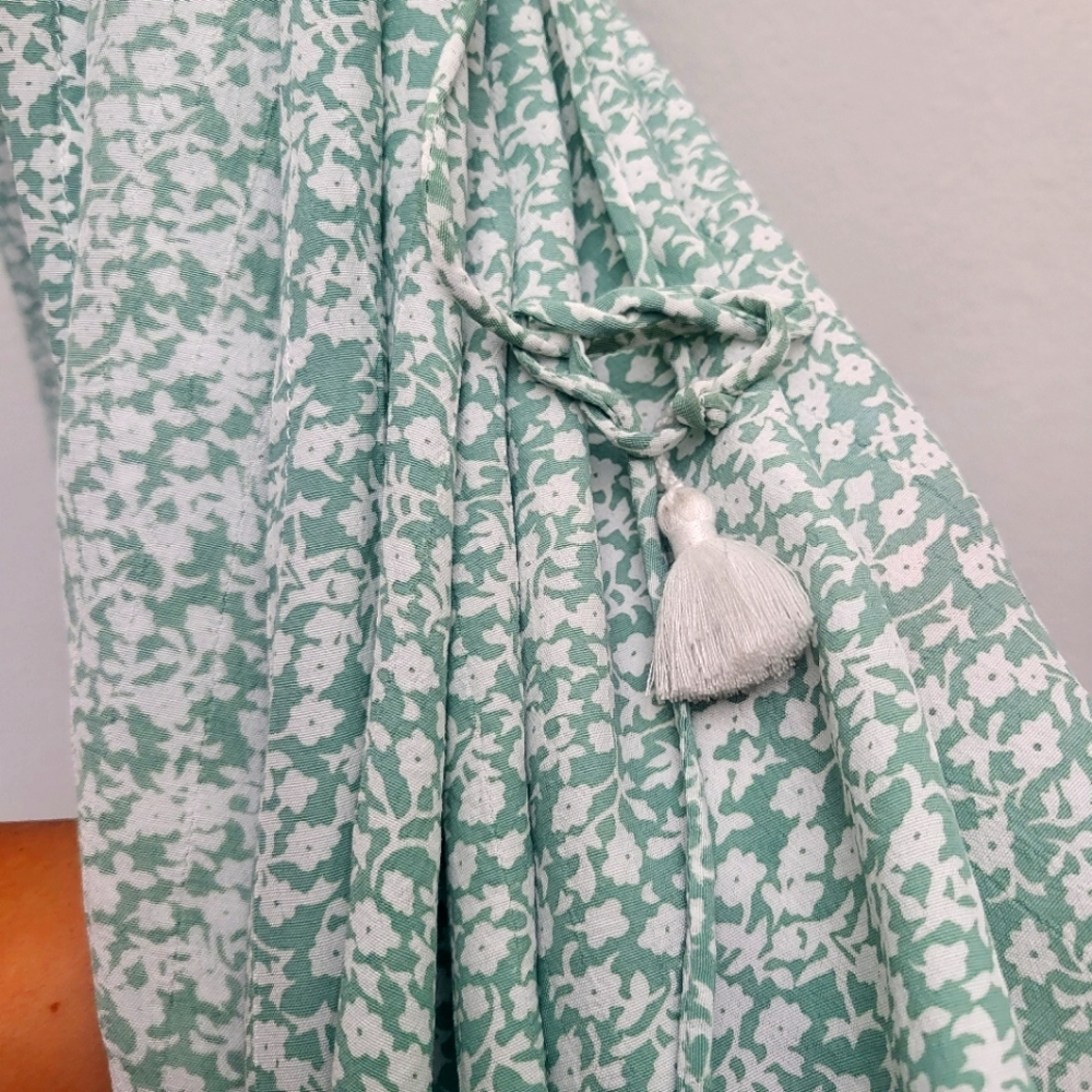 Faithfull the Brand Faithful The Brand Women's Chiara True Wrap Seafoam … - Picture 7 of 10